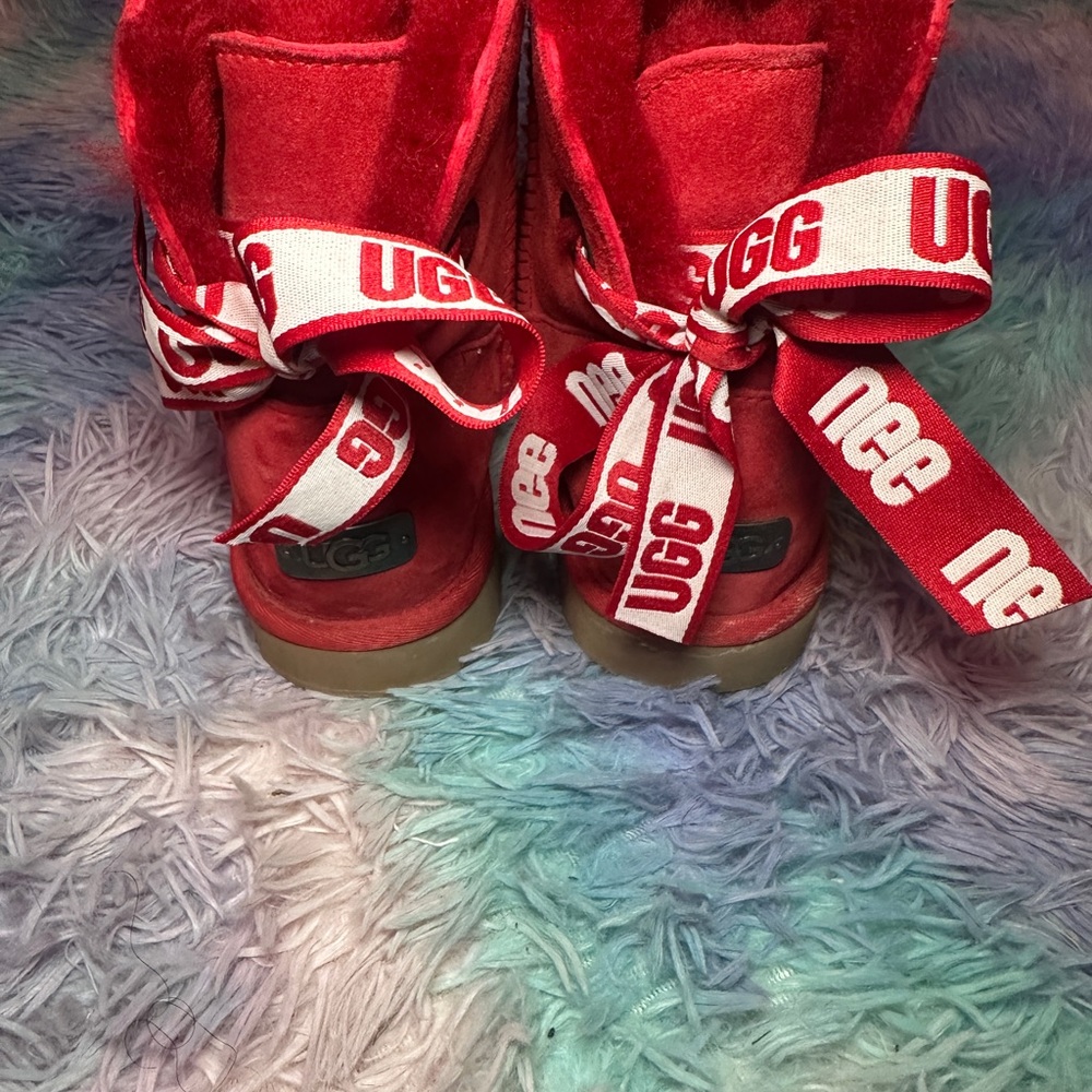 UGG Red Boots - Picture 2 of 3